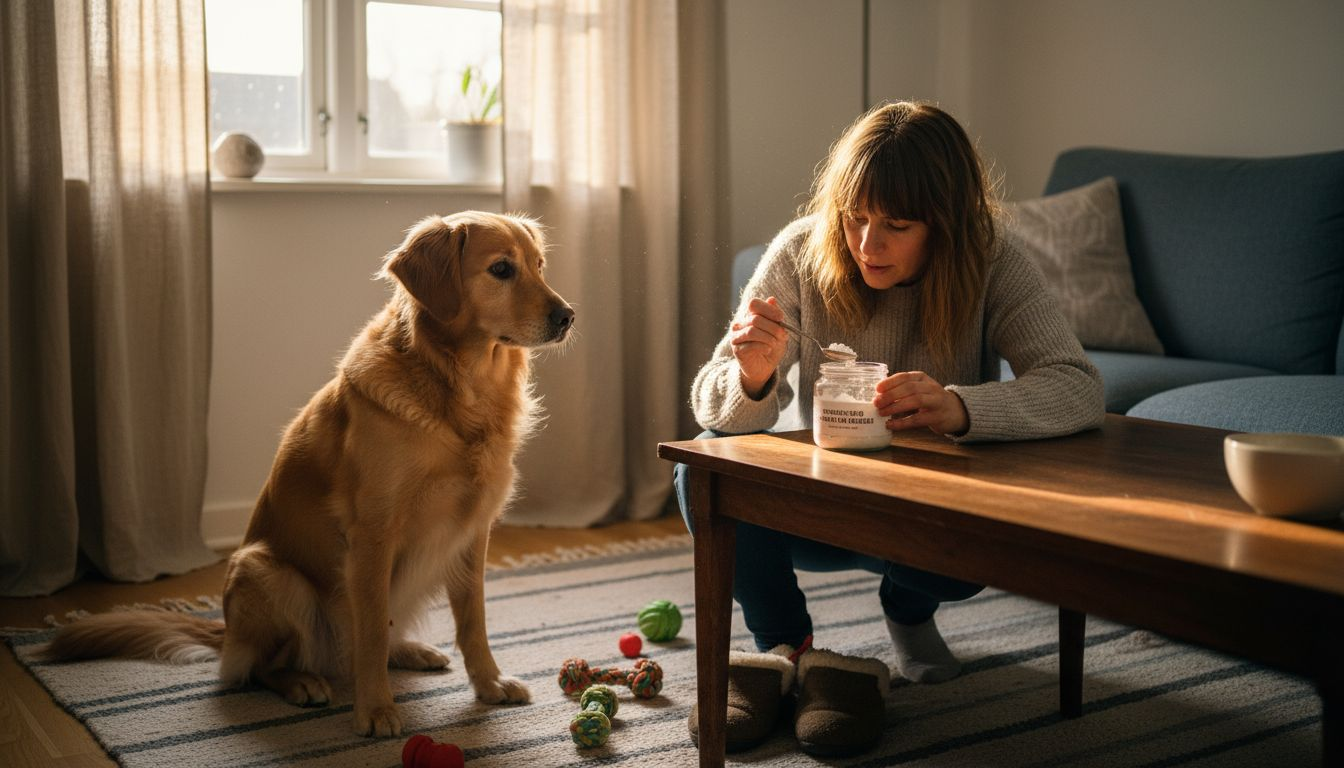 Hund får tilskud for at få en sund og blank pels