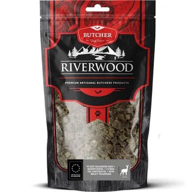 Allergi godbidder hund | 150g Råvildt | Riverwood Hundegodbidder