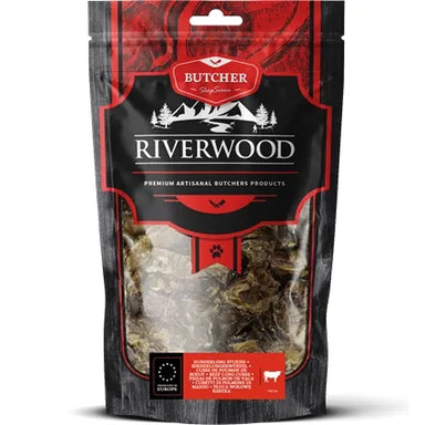 Tyggeben til hunde | Okse Lungestykker | 150g | Riverwood Tyggeben