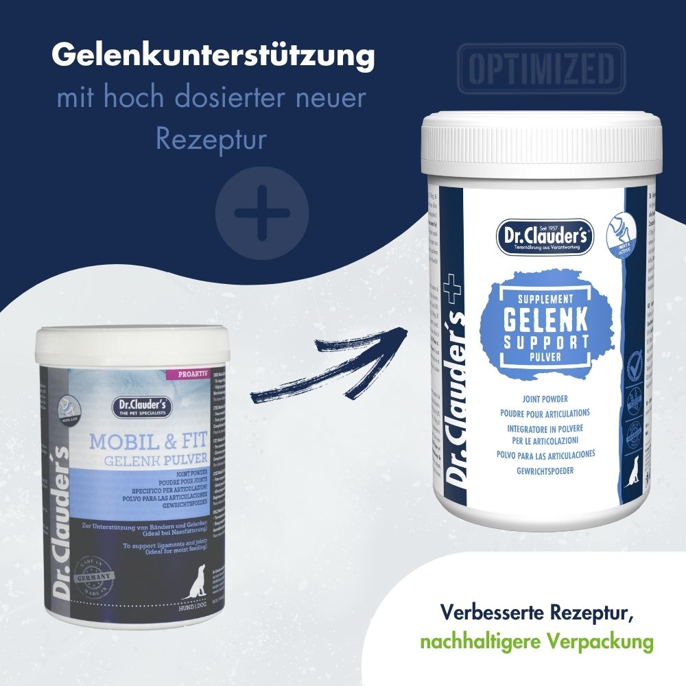 Dr.Clauder's Gelenk Support ledpulver 500g bagside