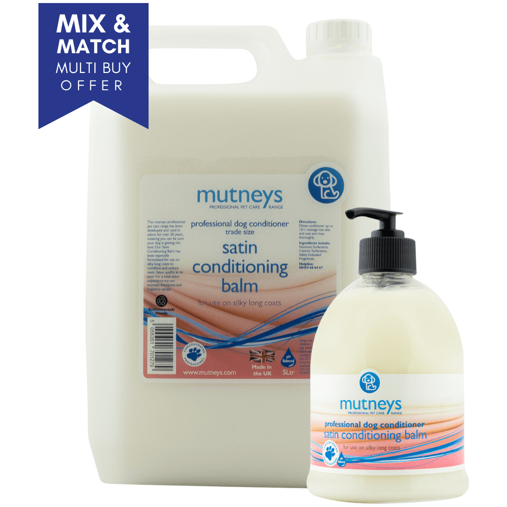 Mutneys Satin Conditioning Balm Hundebalsam særlig god til silkebløde pelstyper