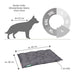 DOCTOR BARK Ortopædisk Country Hundepude | Grå | Hypoallergenic