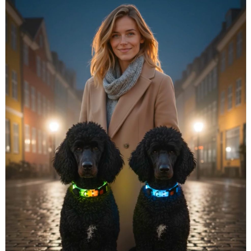 Hundehalsbånd Til Hunde Læder Og Refleks Udvalg