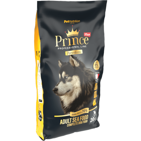 20kg | Hundemad m. Frisk Fisk | 70% kød | Adult Seafood fra Prince Plus