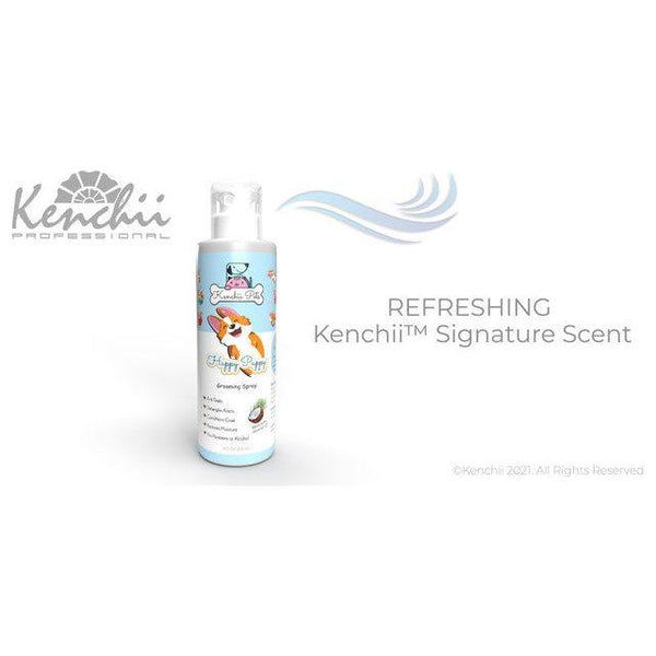 Kenchii Pets Happy Puppy Grooming Spray  Hvalpevenlig spray til en flot pels
