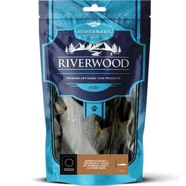 Tørret fisk til hund | Havkatskind 18-22 cm  | 200 gr. | Riverwood Tyggeben