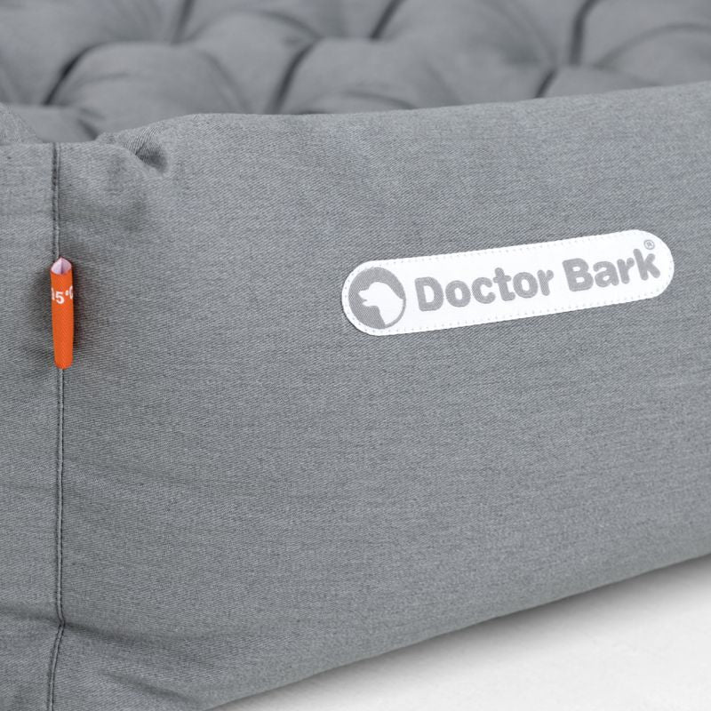 DOCTOR BARK Ortopædisk Hundeseng Hypoallergenic | Lysegrå