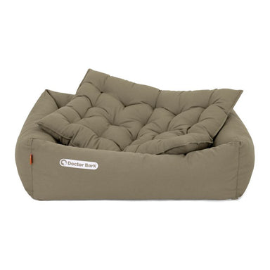 DOCTOR BARK Ortopædisk Hundeseng Hypoallergenic | Gyldenbrun