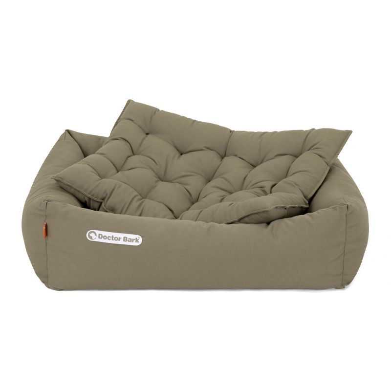 DOCTOR BARK Ortopædisk Hundeseng Hypoallergenic | Gyldenbrun