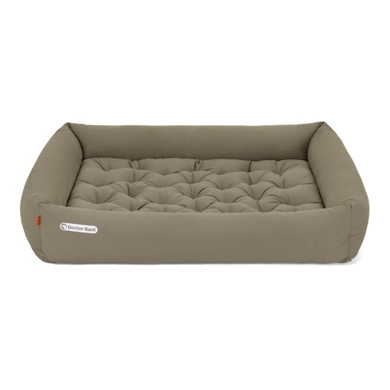 DOCTOR BARK Ortopædisk Hundeseng Hypoallergenic | Gyldenbrun