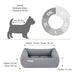 DOCTOR BARK Ortopædisk Hundeseng Hypoallergenic | Lysegrå