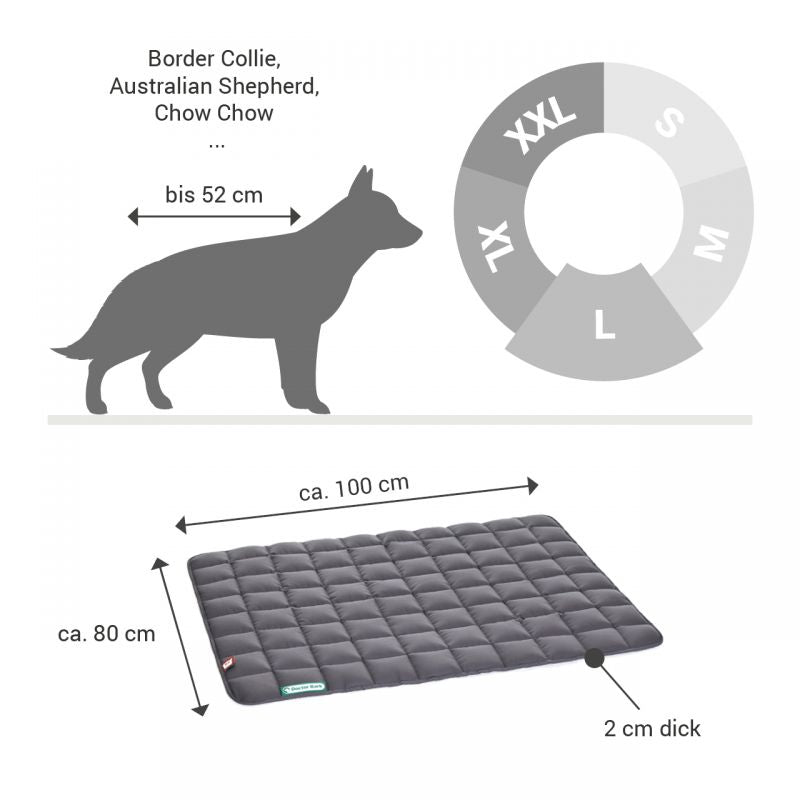DOCTOR BARK Hundetæppe Hypoallergenic | Grå