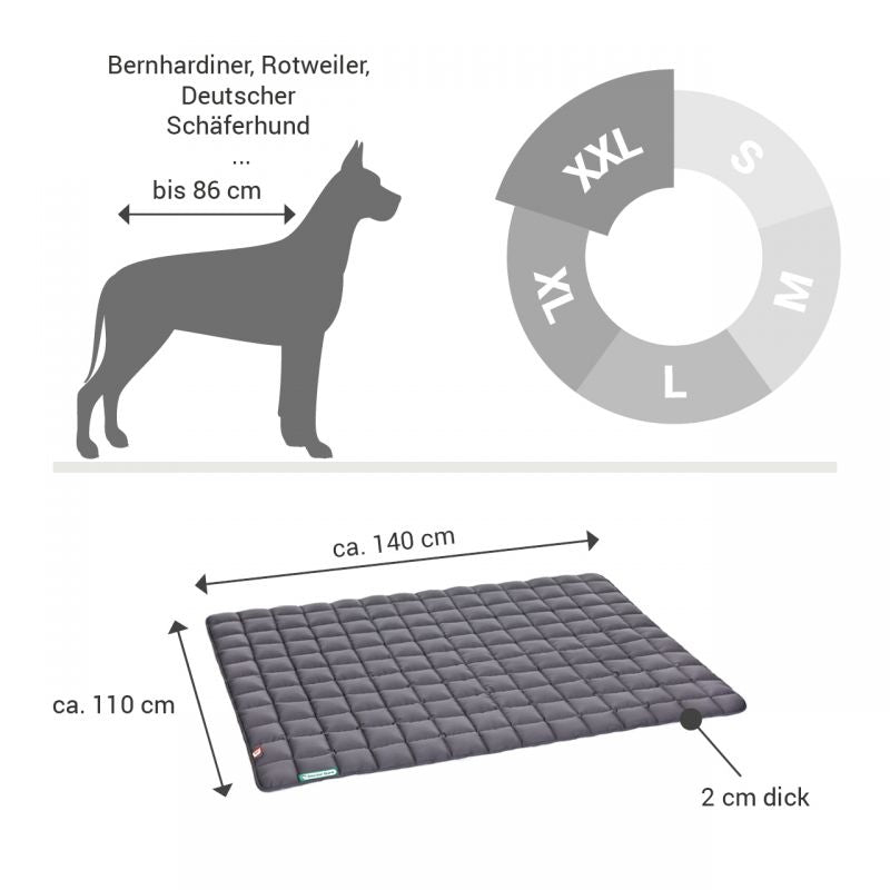 DOCTOR BARK Hundetæppe Hypoallergenic | Grå