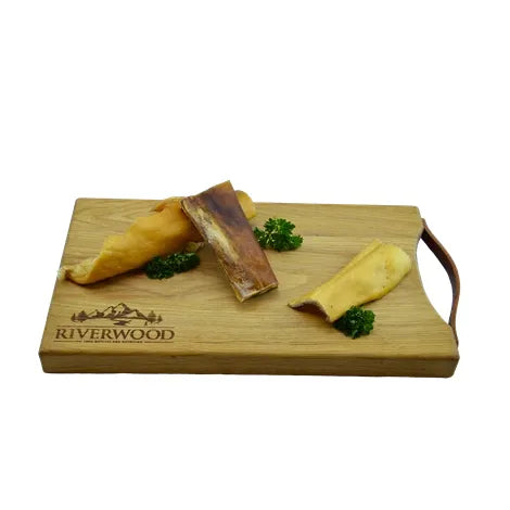 Tyggeben til hunde | Oksehud 15cm | 200g | Riverwood Tyggeben