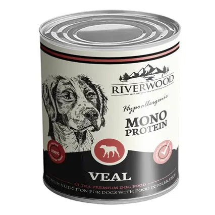 Riverwood vådfoder | Mono protein Kalv 400 gram